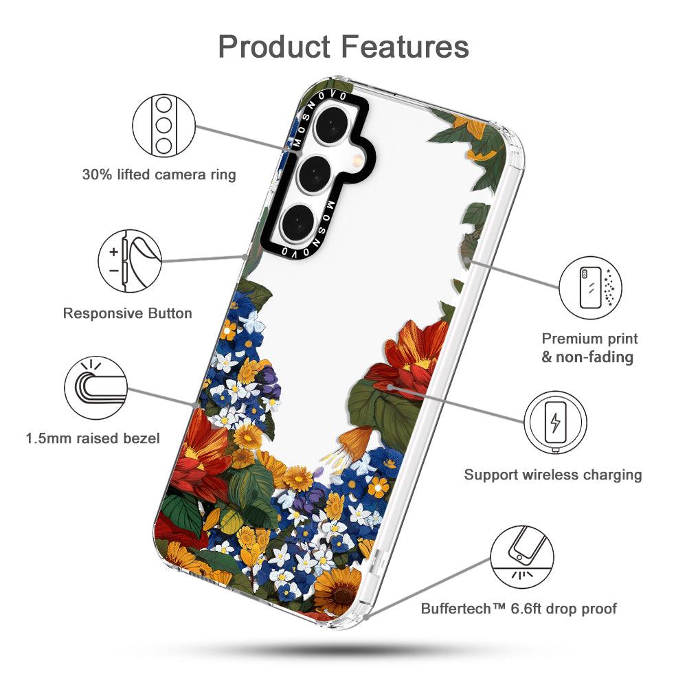 Floral Garden Phone Case - Samsung Galaxy S23 FE Case