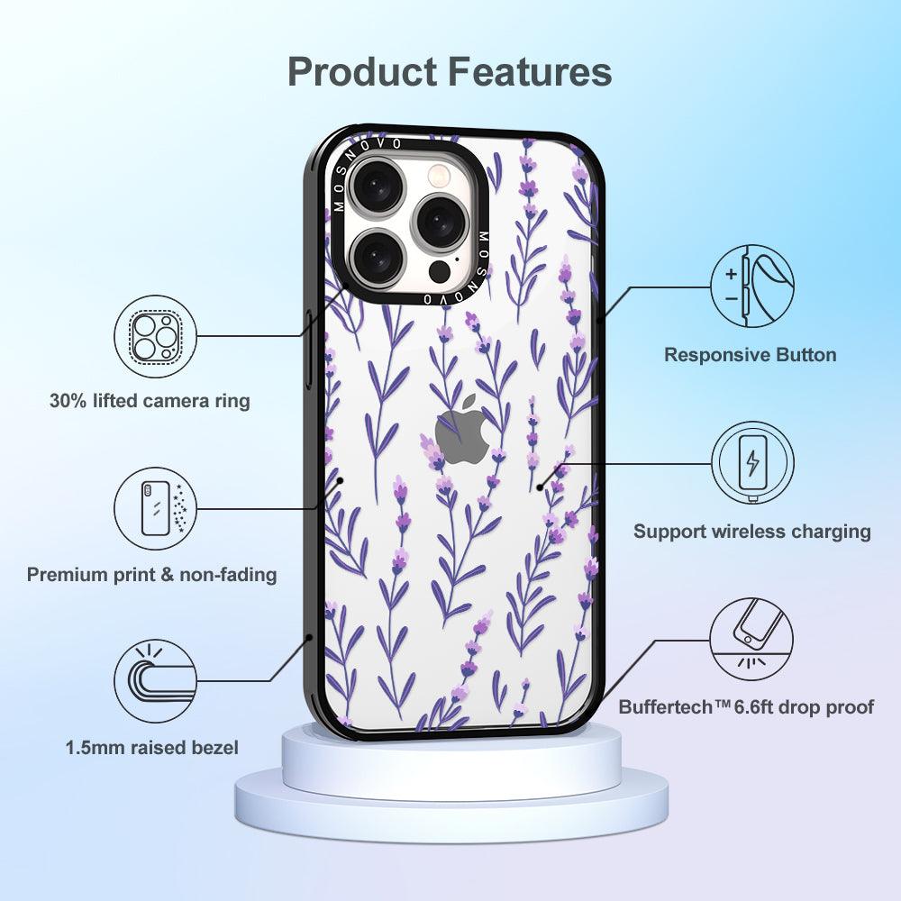 Lavenders Phone Case - iPhone 15 Pro Max Case - MOSNOVO