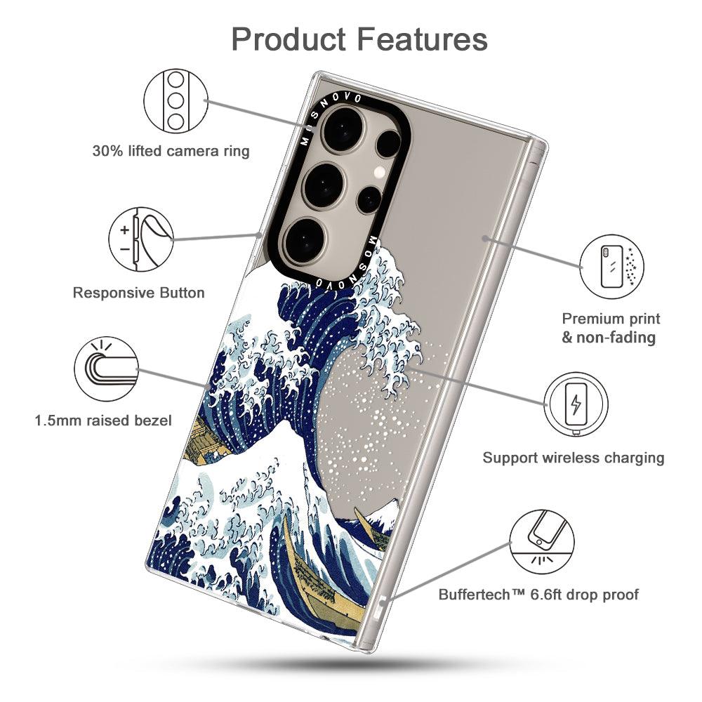 Great Wave Phone Case - Samsung Galaxy S24 Ultra Case - MOSNOVO