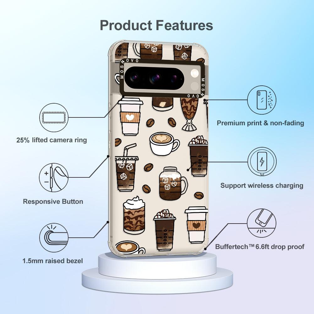 Coffee Phone Case - Google Pixel 8 Pro Case - MOSNOVO