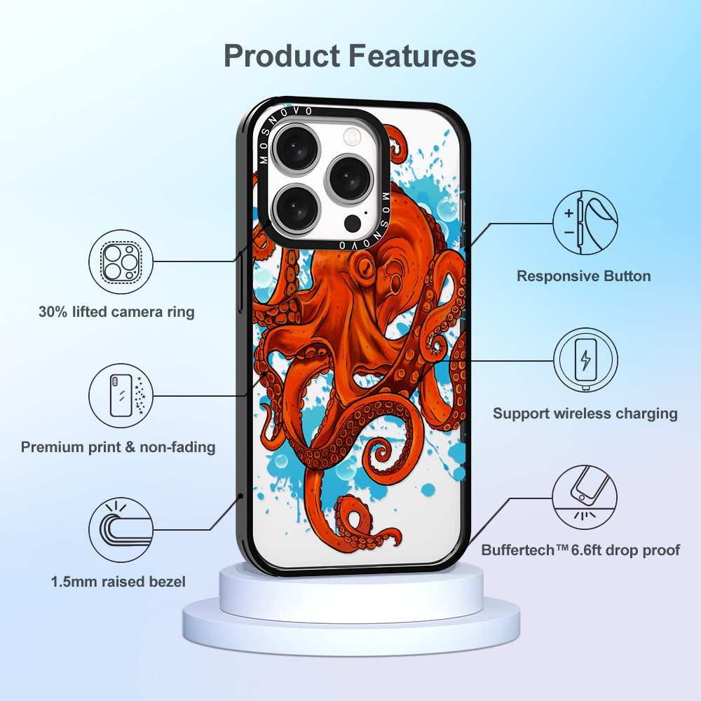 Octupus Phone Case - iPhone 15 Pro Case - MOSNOVO