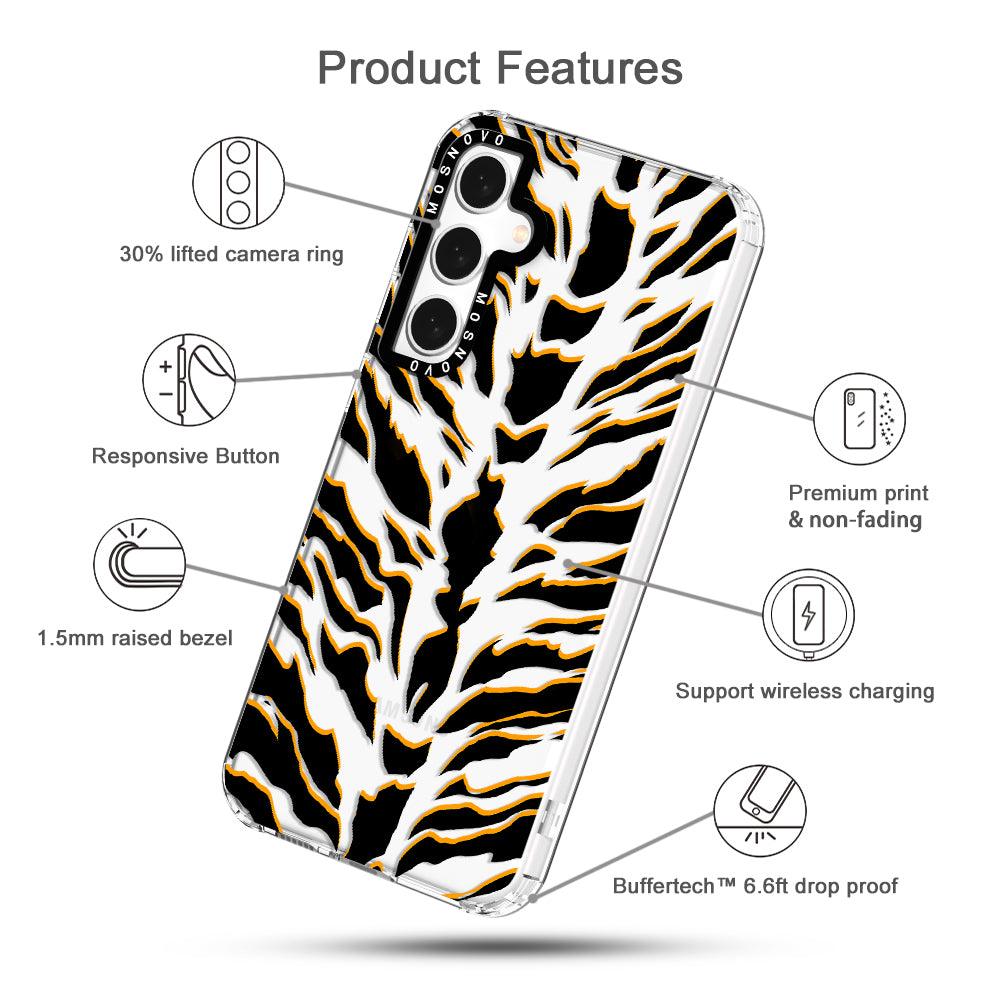 Tiger Print Phone Case - Samsung Galaxy S23 FE Case