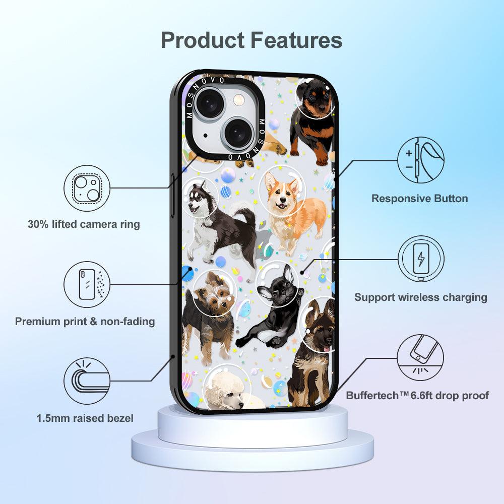 Space Dog Phone Case - iPhone 15 Case - MOSNOVO