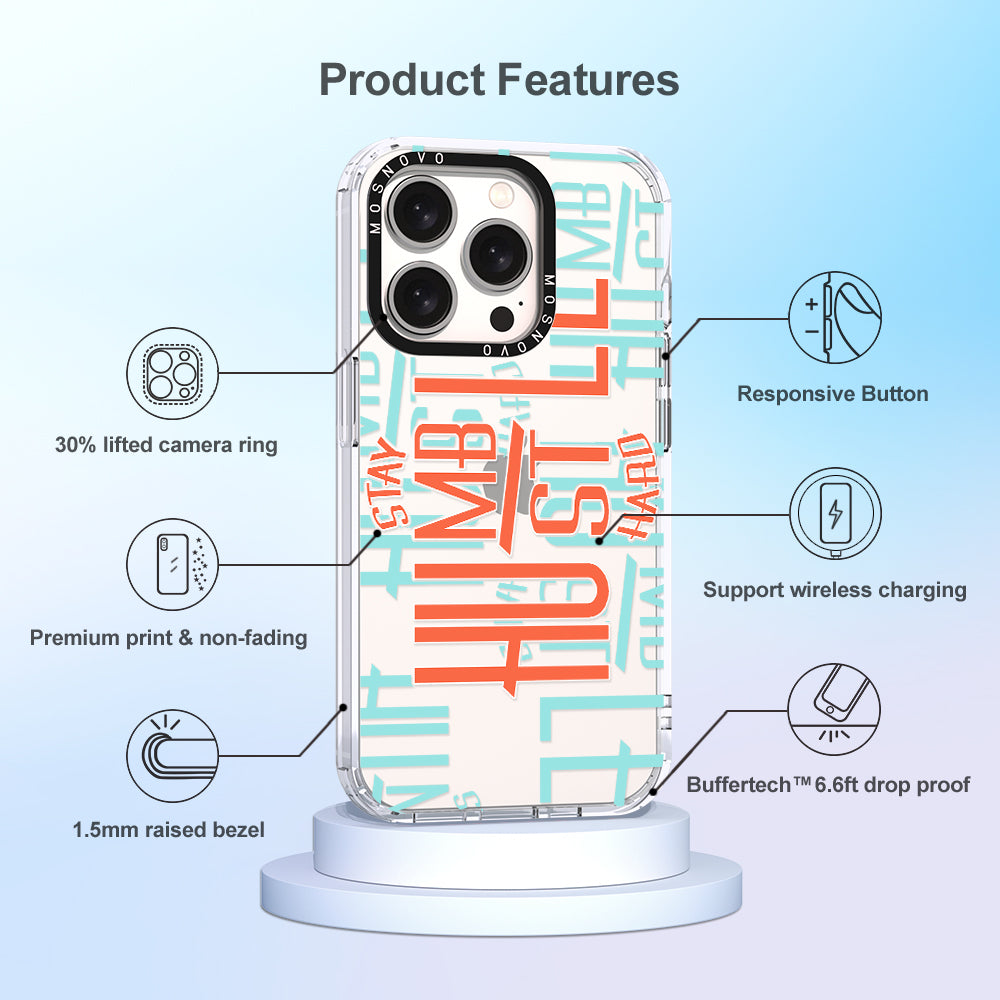 Hustle Phone Case - iPhone 15 Pro Case - MOSNOVO