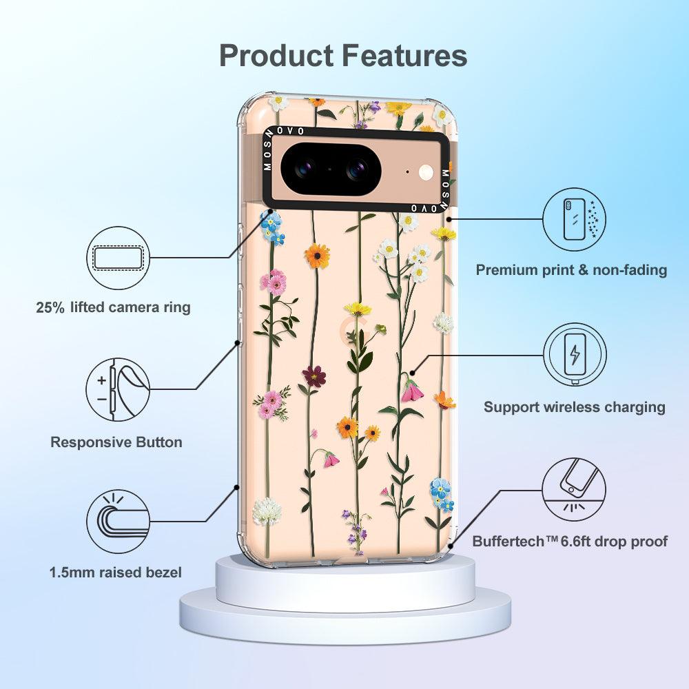 Wildflowers Phone Case - Google Pixel 8 Case - MOSNOVO