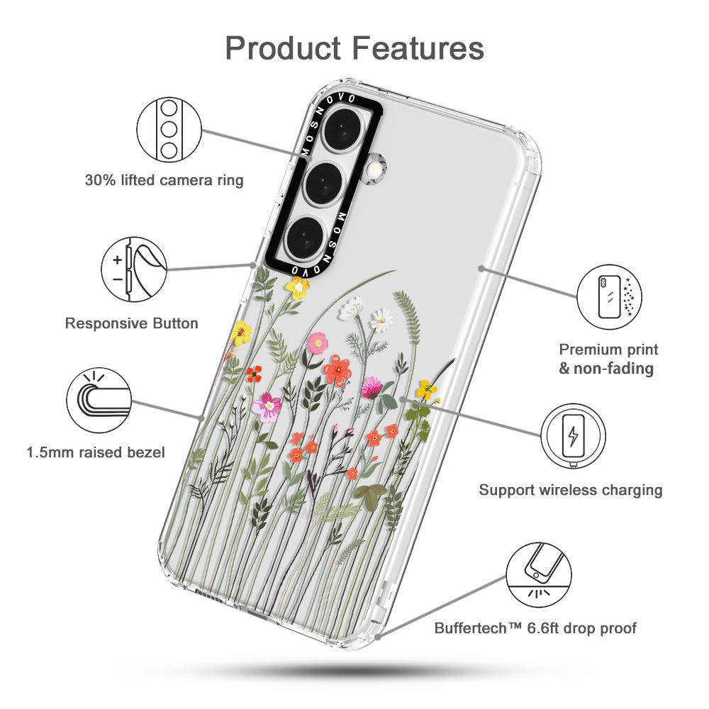 Spring Wildflower Phone Case - Samsung Galaxy S24 Case - MOSNOVO