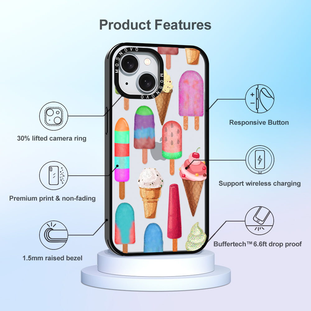 Ice Cream Phone Case - iPhone 15 Plus Case - MOSNOVO