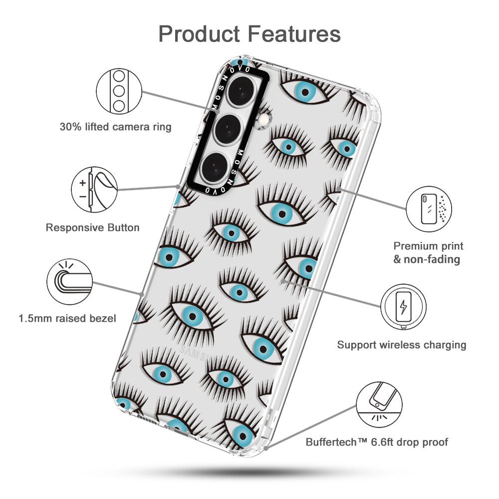 Evil Eye Phone Case - Samsung Galaxy S24 Case - MOSNOVO