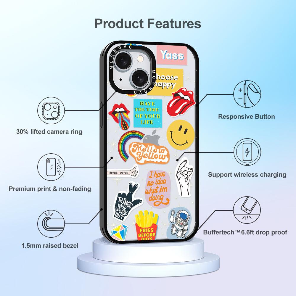 Pop Culture Phone Case - iPhone 15 Plus Case - MOSNOVO