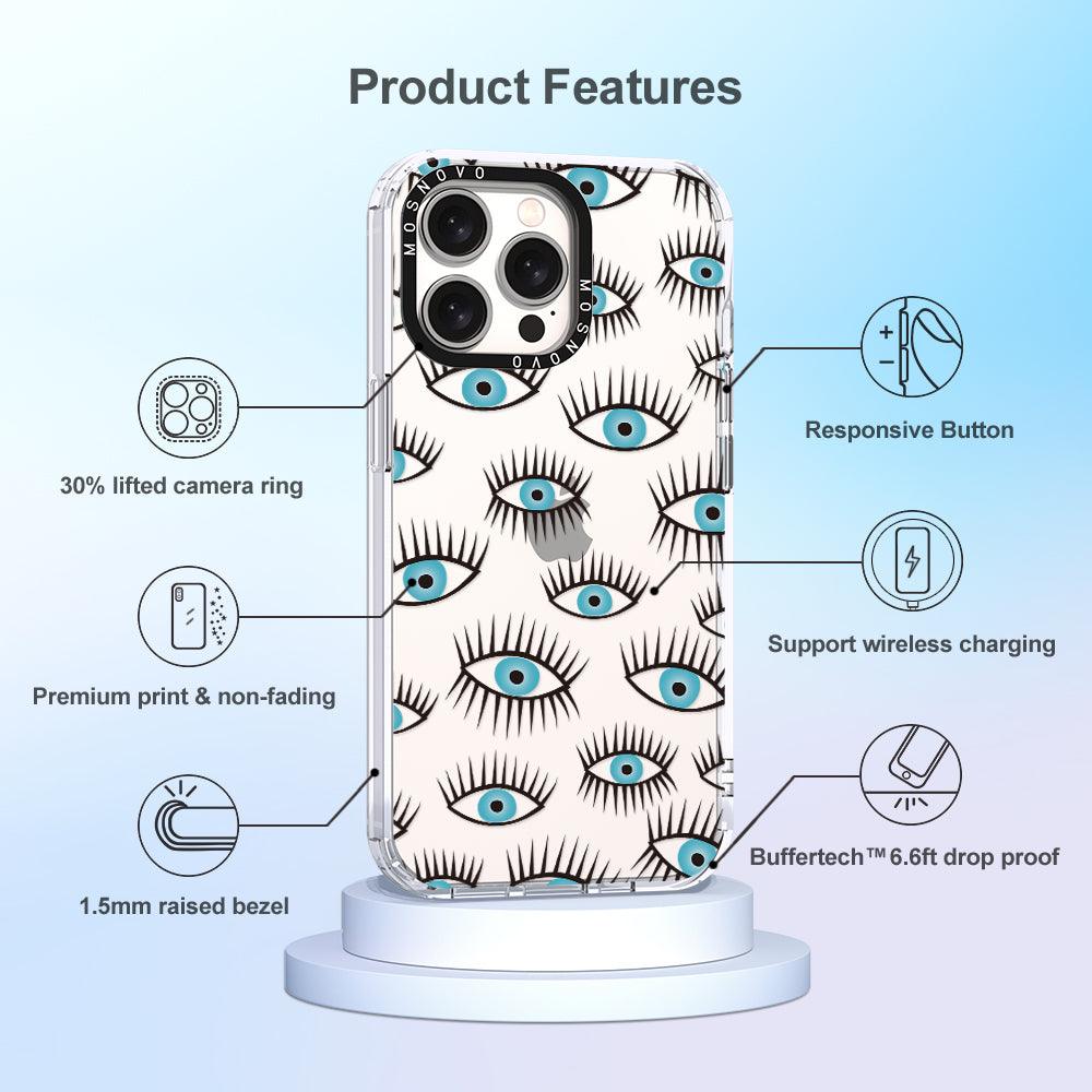 Evil Eye Phone Case - iPhone 15 Pro Max Case - MOSNOVO