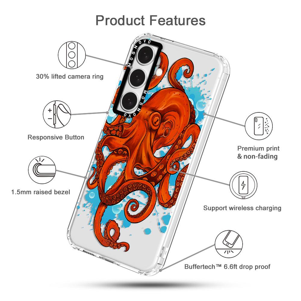 Octupus Phone Case - Samsung Galaxy S24 Case - MOSNOVO