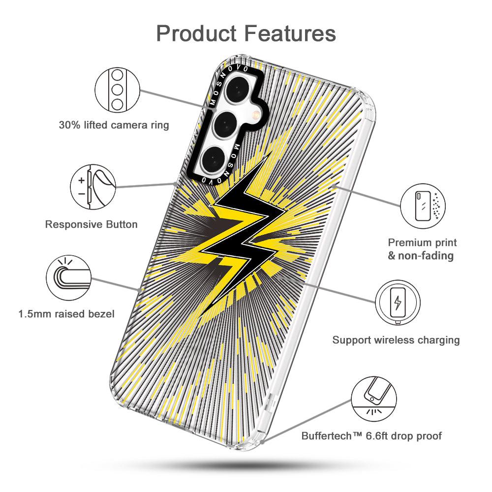 Lightning Bolt Phone Case - Samsung Galaxy S23 FE Case