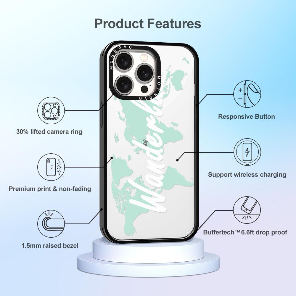 Wanderlust Phone Case - iPhone 15 Pro Max Case - MOSNOVO