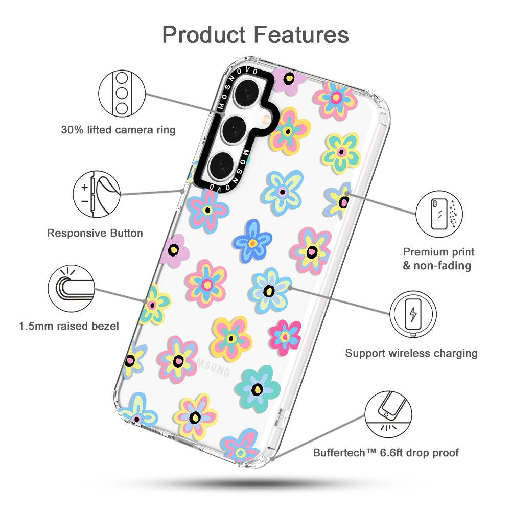 Groovy Flower Phone Case - Samsung Galaxy S23 FE Case