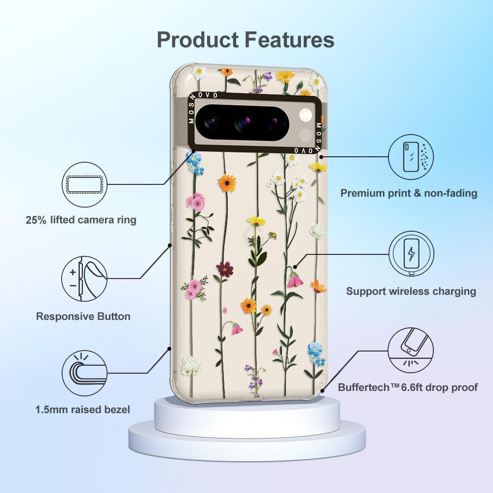 Wildflowers Phone Case - Google Pixel 8 Pro Case - MOSNOVO