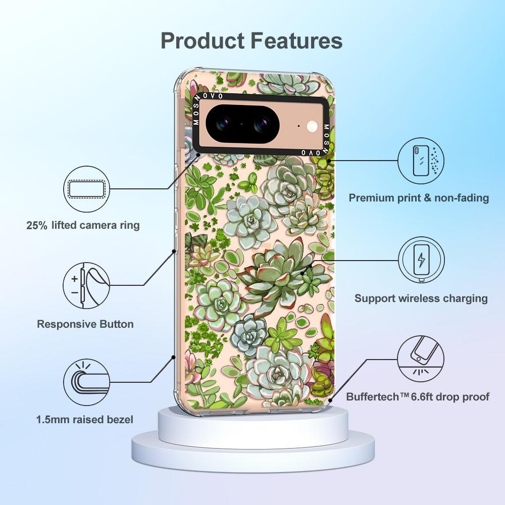 Succulent Phone Case - Google Pixel 8 Case - MOSNOVO