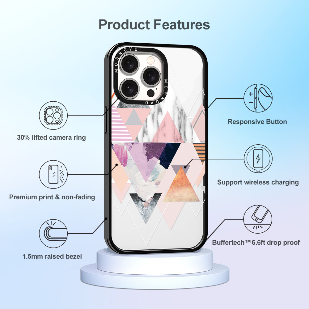 Marble Art Phone Case - iPhone 15 Pro Max Case - MOSNOVO