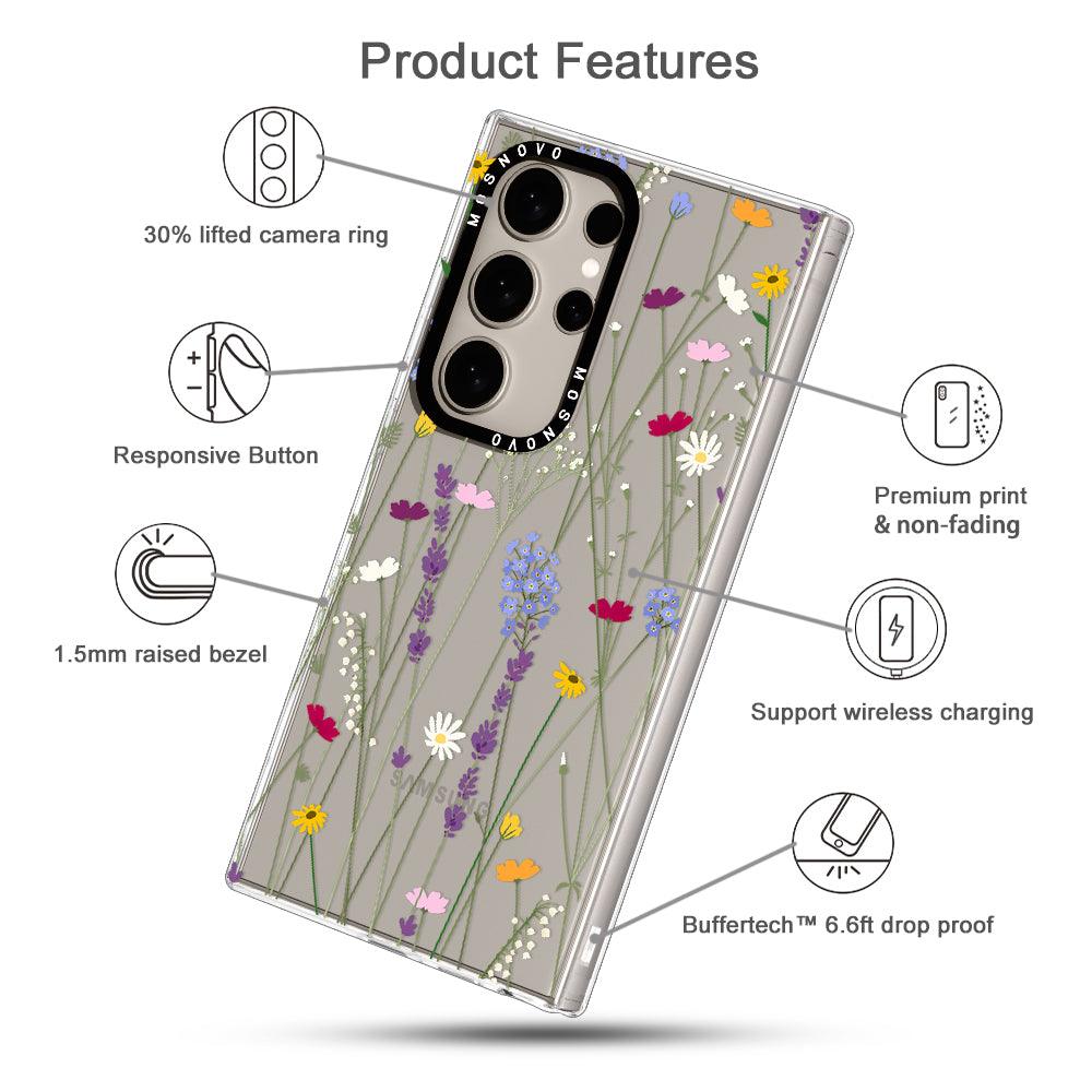 Floral Garden Phone Case - Samsung Galaxy S24 Ultra Case - MOSNOVO