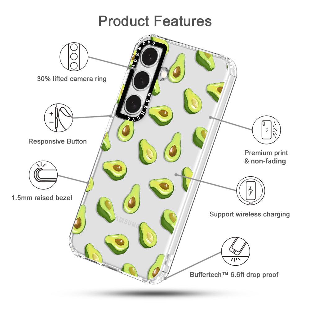 Avocado Phone Case - Samsung Galaxy S24 Case - MOSNOVO