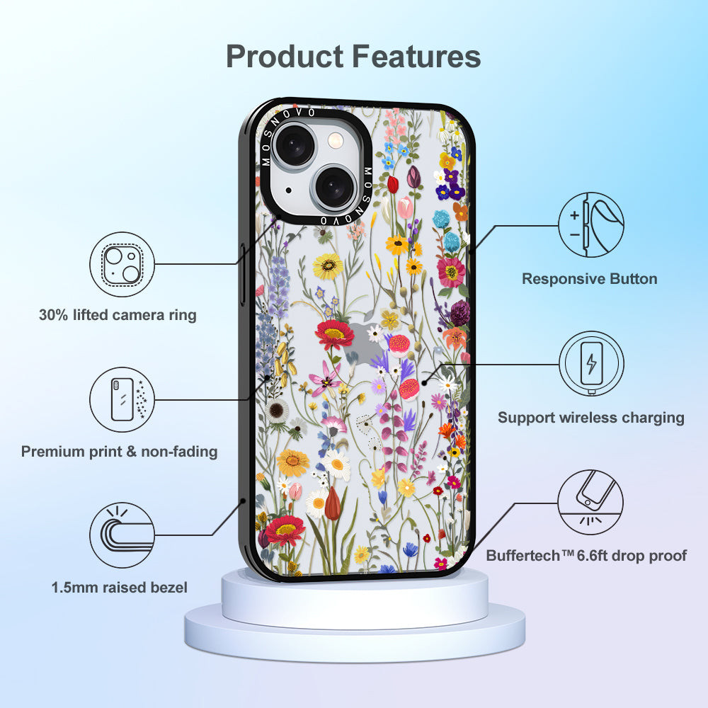 Summer Meadow Phone Case - iPhone 15 Case - MOSNOVO