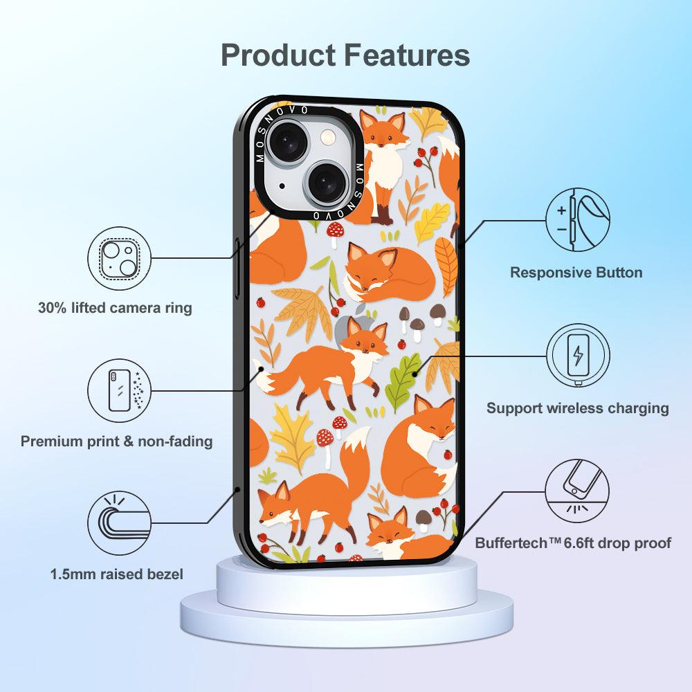 Autumn Fox Phone Case - iPhone 15 Case - MOSNOVO