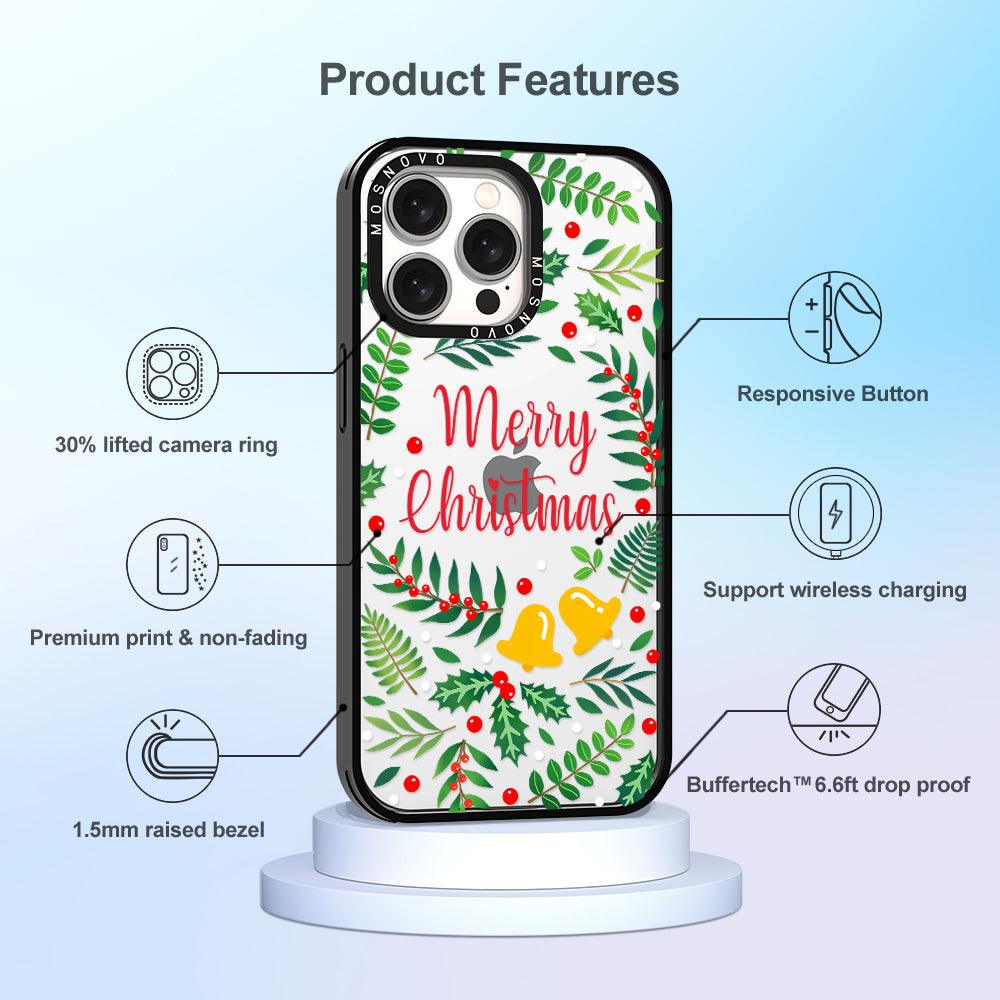 Merry Christmas Phone Case - iPhone 15 Pro Max Case - MOSNOVO