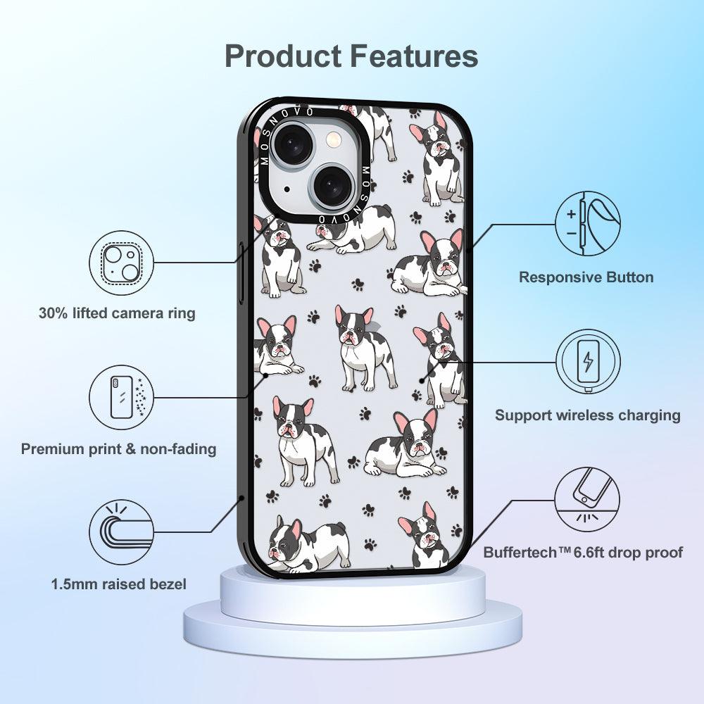 French Bull Dog Phone Case - iPhone 15 Plus Case - MOSNOVO