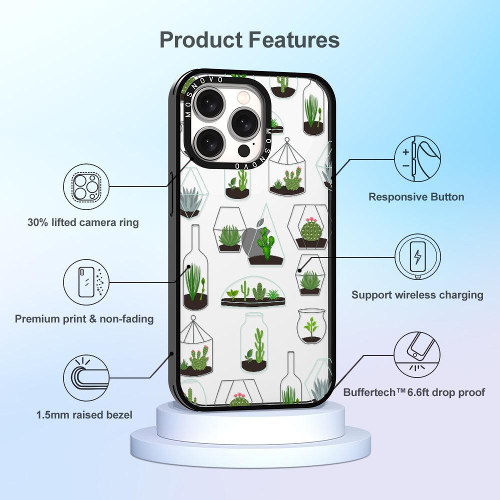 Cactus Plant Phone Case - iPhone 15 Pro Max Case - MOSNOVO