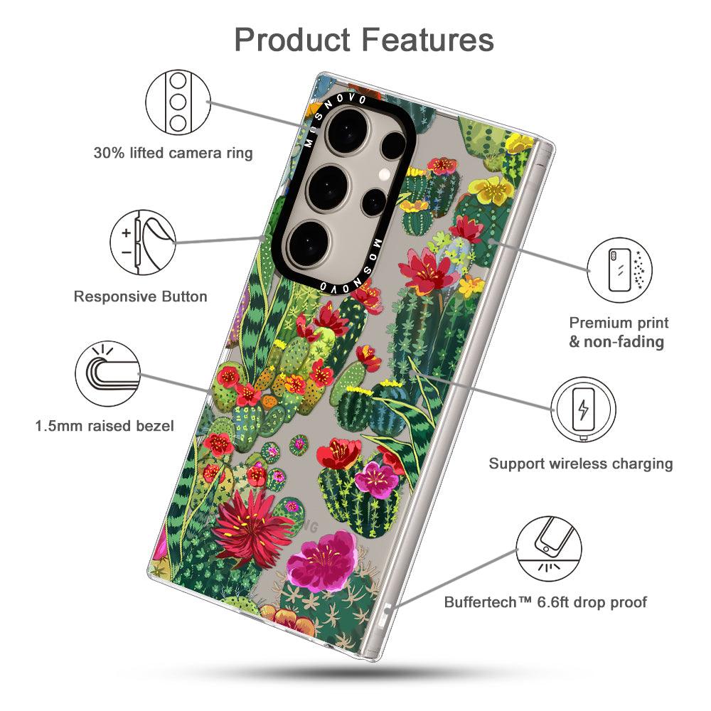 Cactus Garden Phone Case - Samsung Galaxy S24 Ultra Case - MOSNOVO