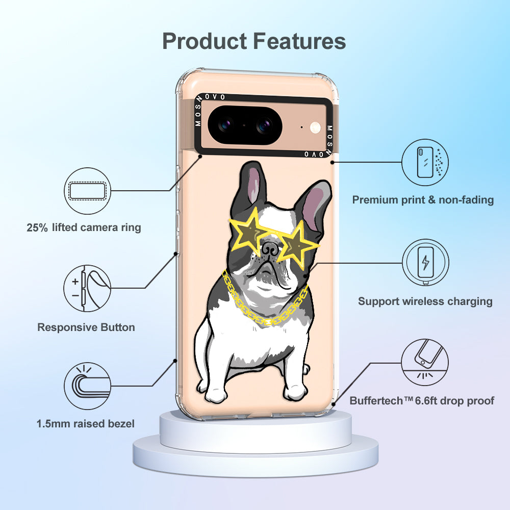 Cool French Bulldog Phone Case - Google Pixel 8 Case - MOSNOVO