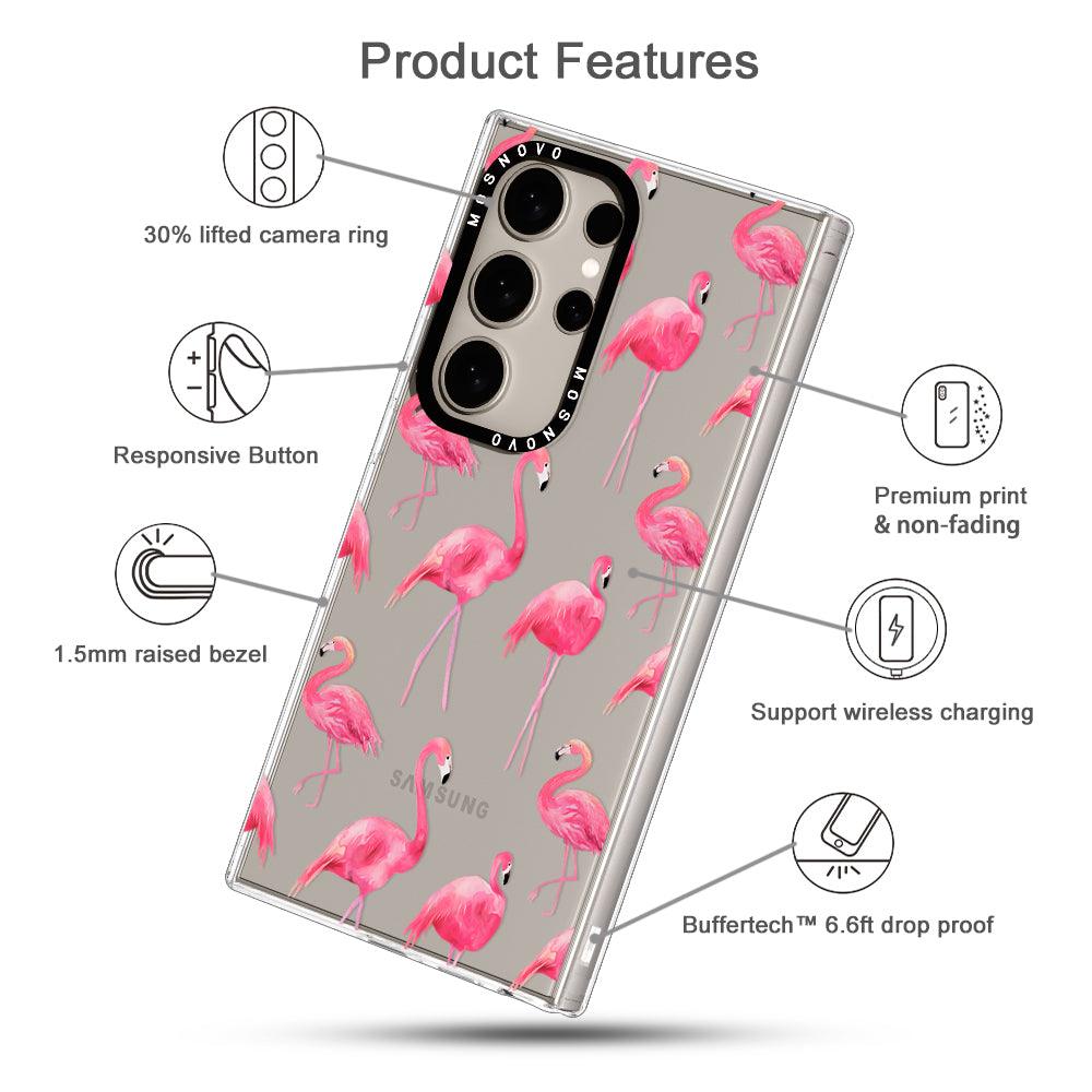 Flamingo Phone Case - Samsung Galaxy S24 Ultra Case - MOSNOVO