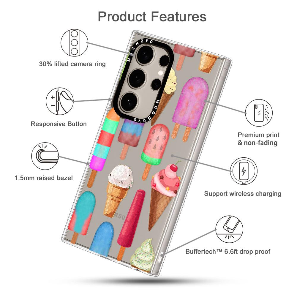 Ice Cream Phone Case - Samsung Galaxy S24 Ultra Case - MOSNOVO