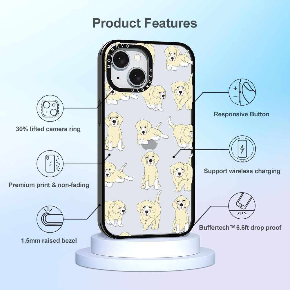 Golden Retriever Phone Case - iPhone 15 Plus Case - MOSNOVO