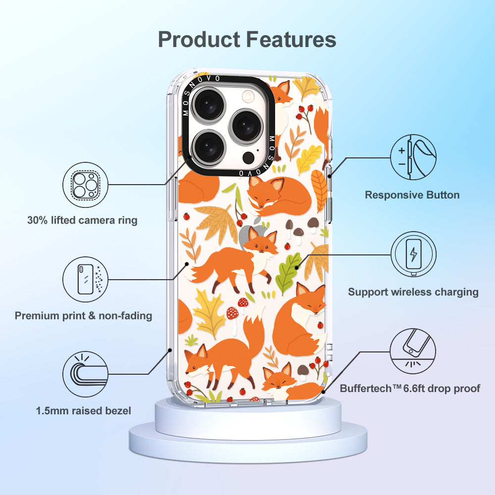 Autumn Fox Phone Case - iPhone 15 Pro Case - MOSNOVO