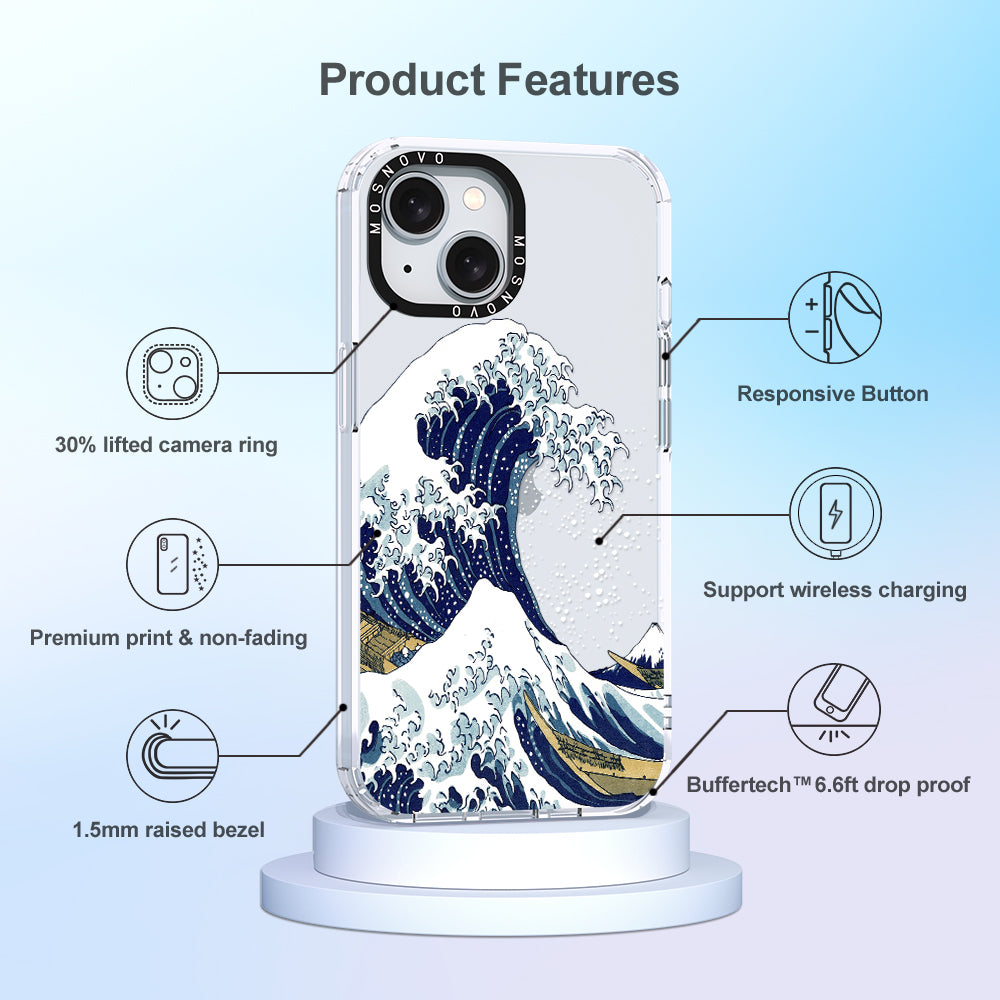 Great Wave Phone Case - iPhone 15 Case - MOSNOVO