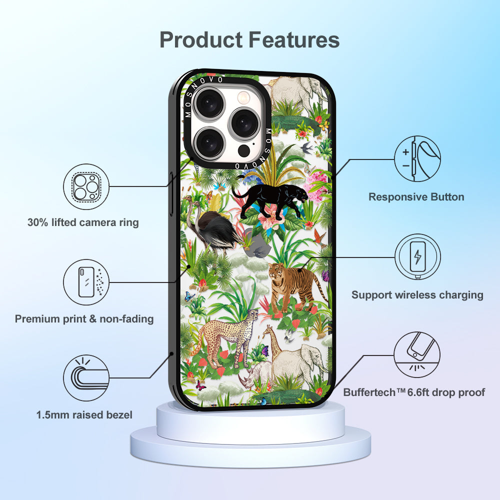 Wildlife Phone Case - iPhone 15 Pro Max Case - MOSNOVO