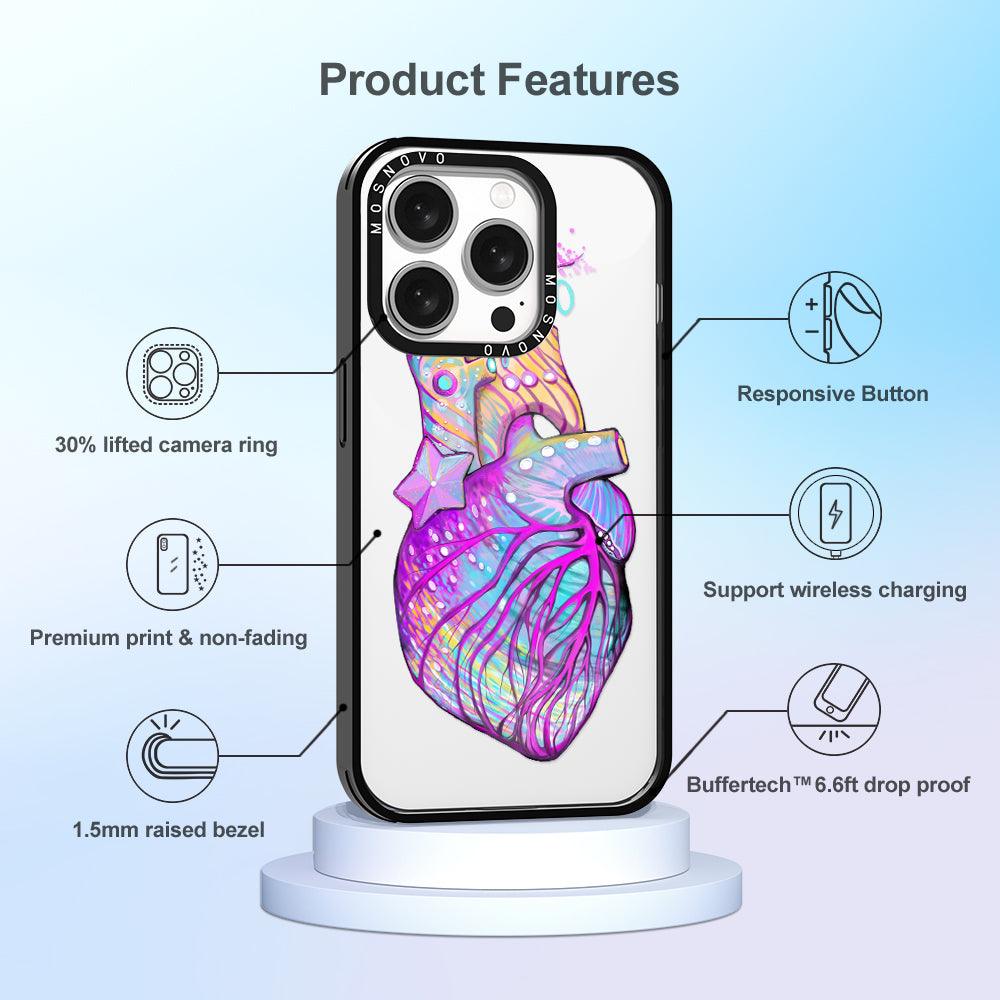 The Heart of Art Phone Case - iPhone 15 Pro Case - MOSNOVO