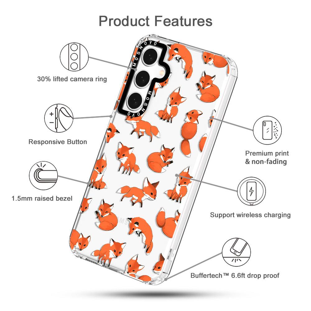 Cute Fox Phone Case - Samsung Galaxy S23 FE Case