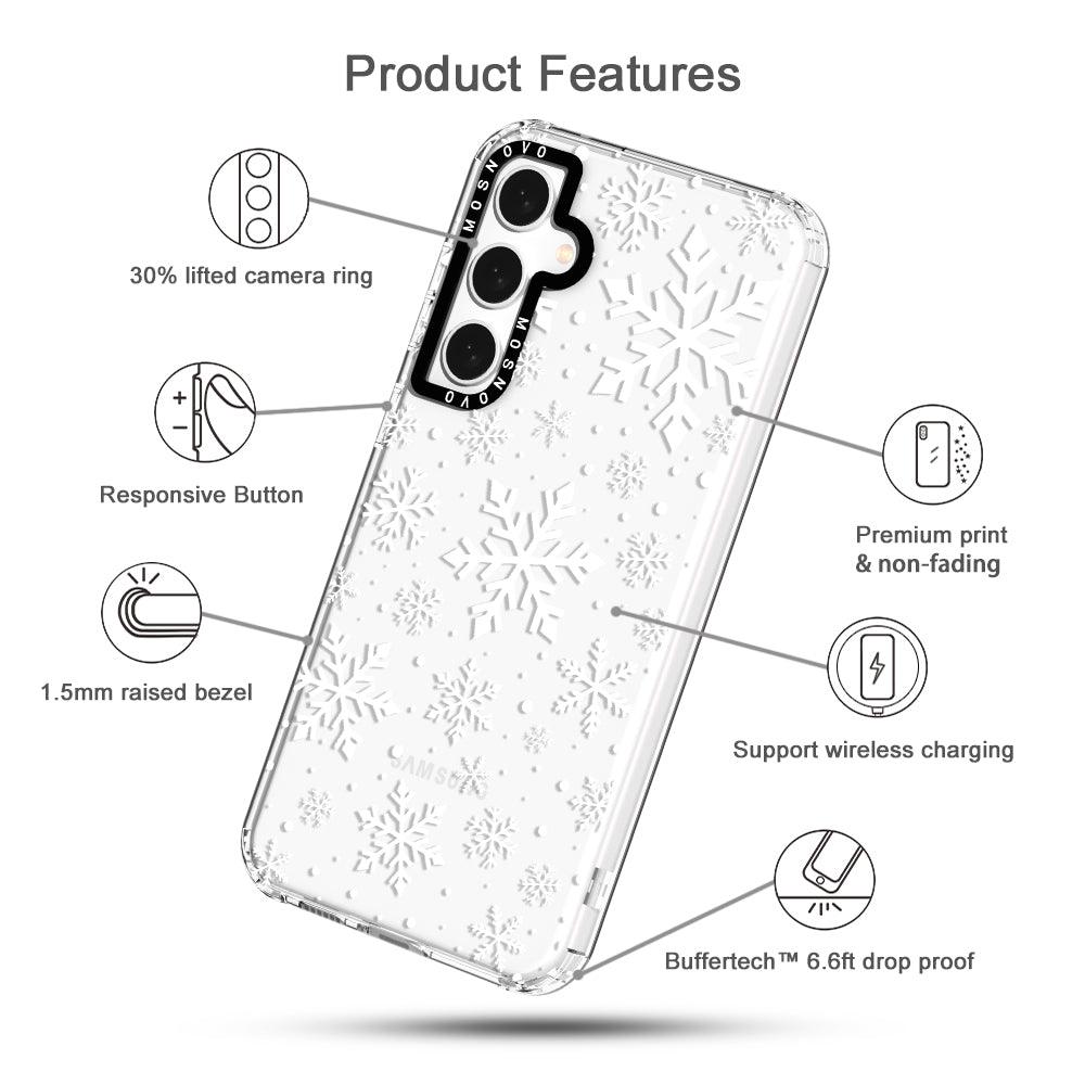 Snowflake Phone Case - Samsung Galaxy S23 FE Case