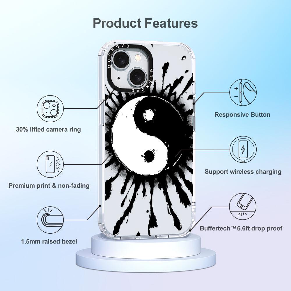 Ying Yang Phone Case - iPhone 15 Plus Case - MOSNOVO