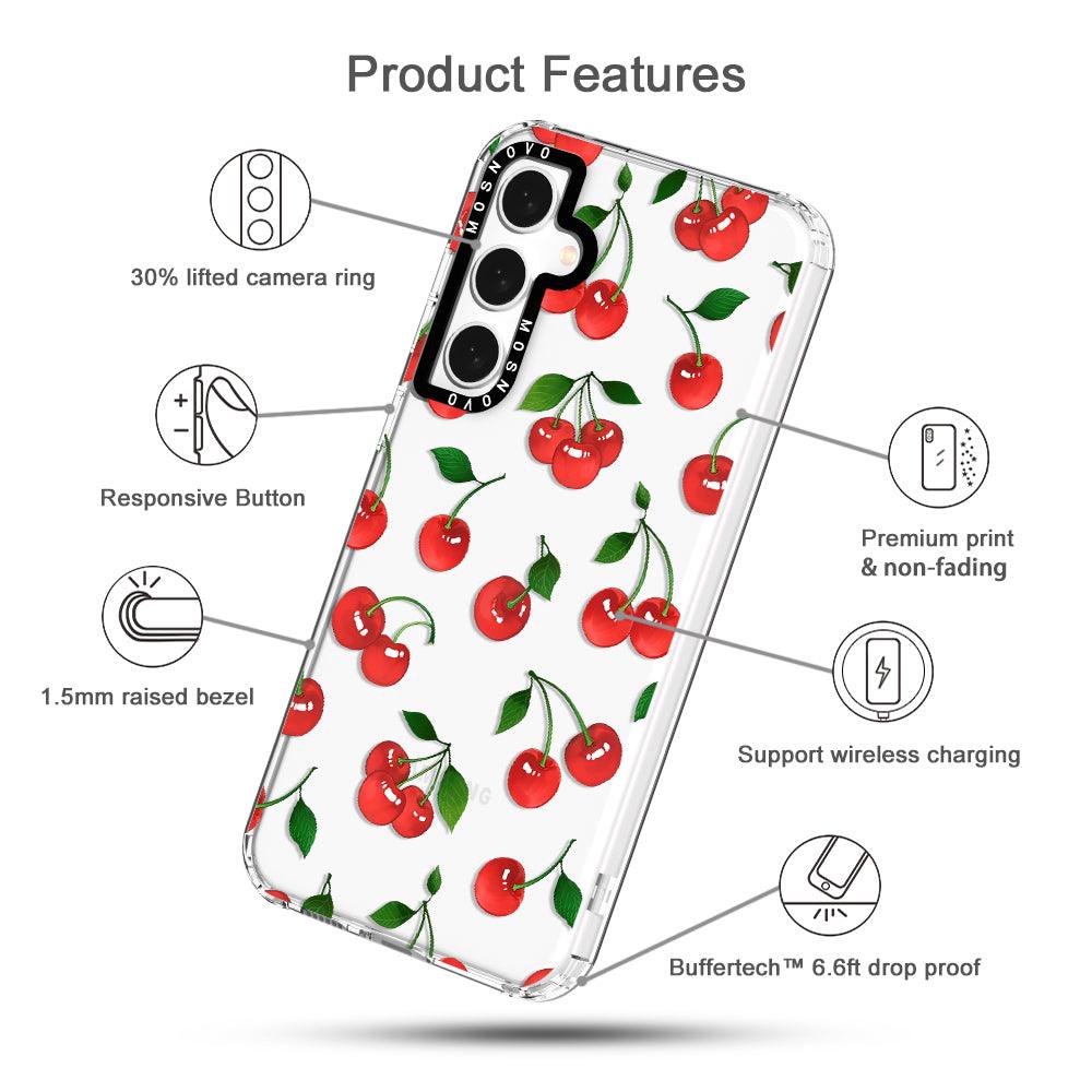 Cute Cherry Phone Case - Samsung Galaxy S23 FE Case