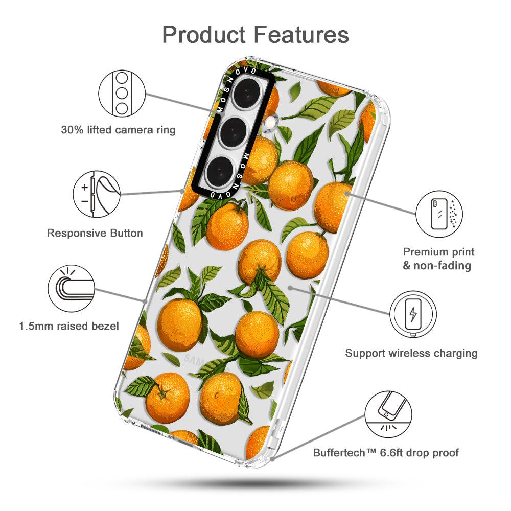 Tangerine Phone Case - Samsung Galaxy S24 Plus Case - MOSNOVO