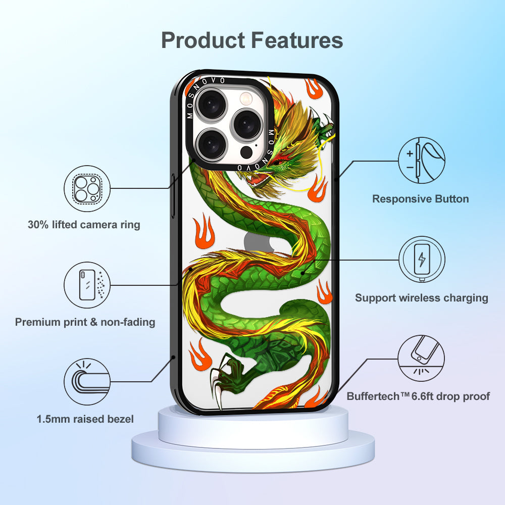 Dragon Phone Case - iPhone 15 Pro Max Case - MOSNOVO