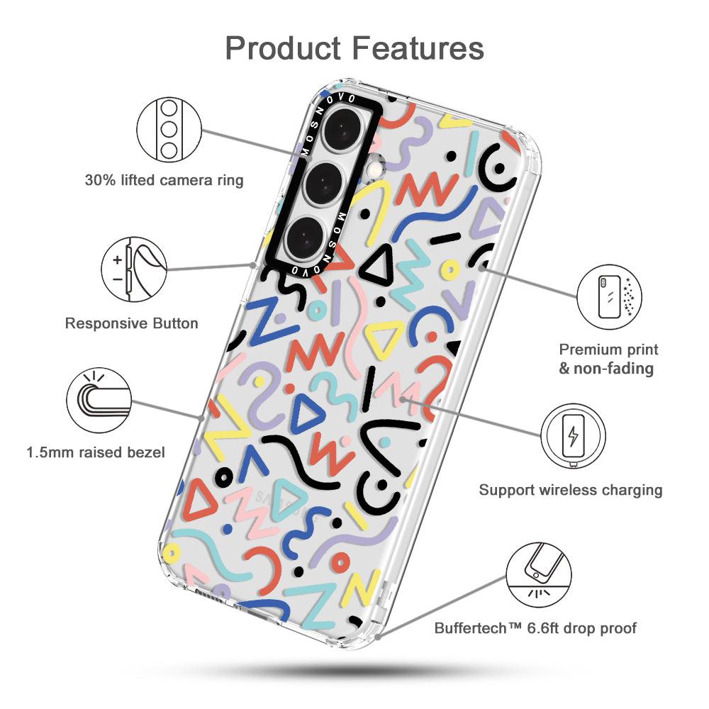 Doodle Art Phone Case - Samsung Galaxy S24 Case - MOSNOVO