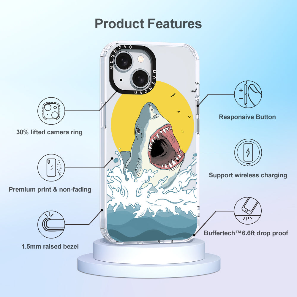 Shark Phone Case - iPhone 15 Case - MOSNOVO