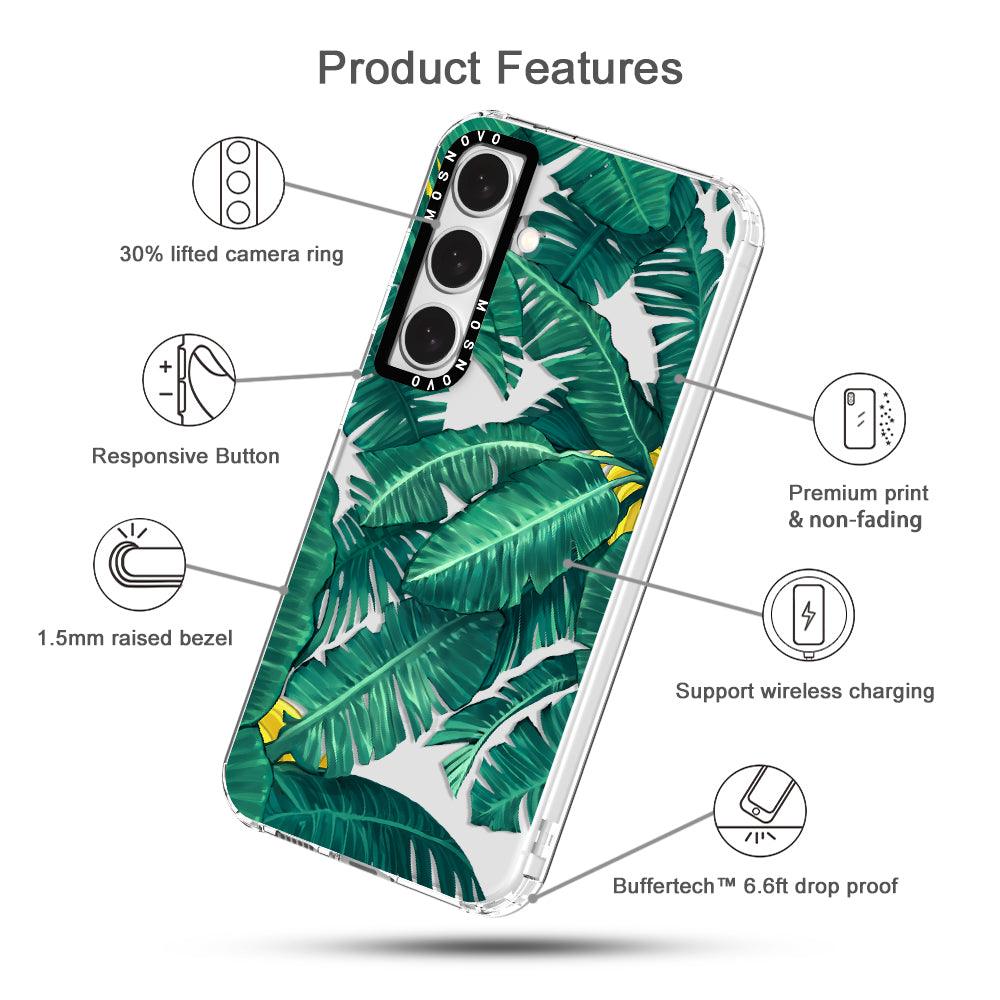 Banana Leaf Phone Case - Samsung Galaxy S24 Plus Case - MOSNOVO