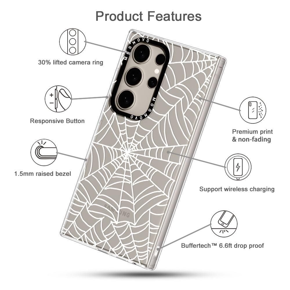 Spider Web Phone Case - Samsung Galaxy S24 Ultra Case - MOSNOVO