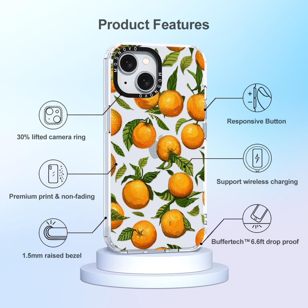 Tangerine Phone Case - iPhone 15 Case - MOSNOVO