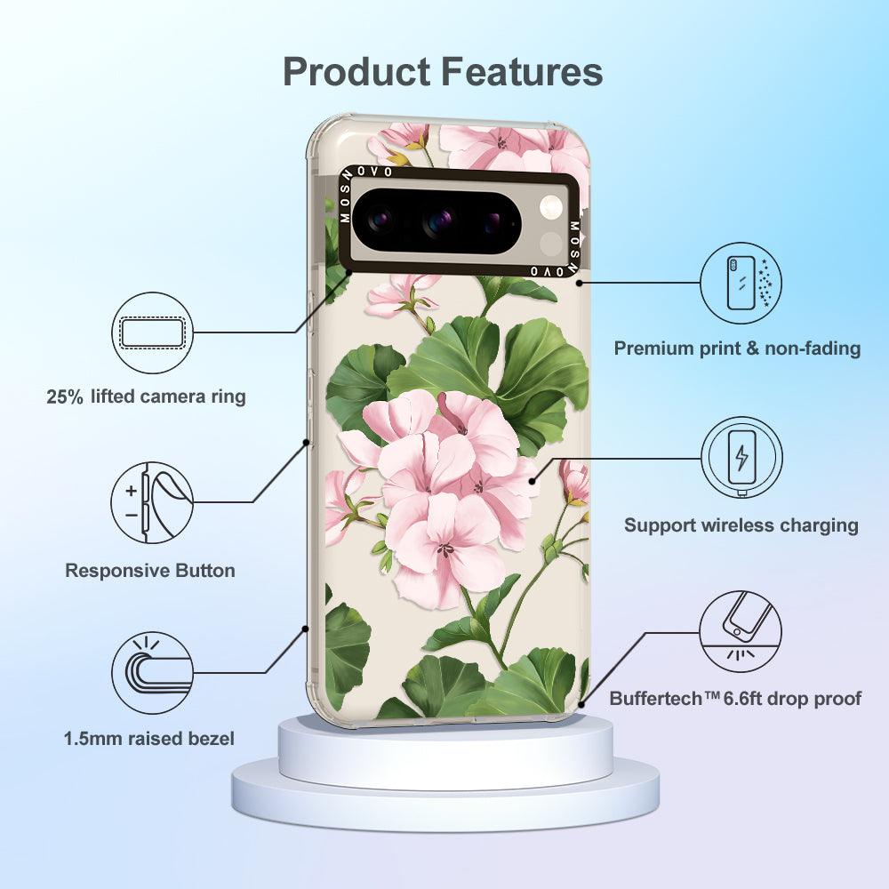 Geranium Phone Case - Google Pixel 8 Pro Case - MOSNOVO