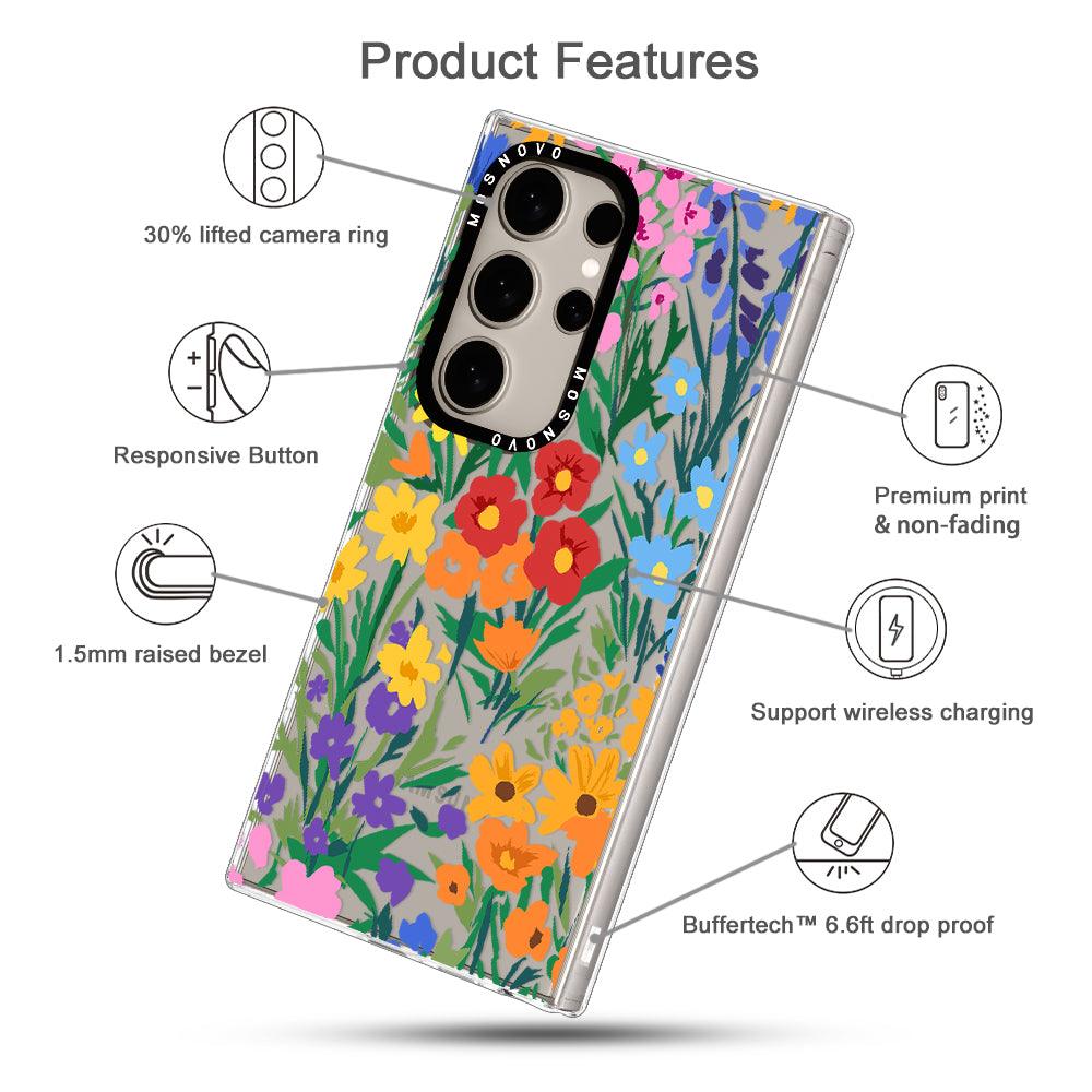 Spring Botanical Flower Phone Case - Samsung Galaxy S24 Ultra Case - MOSNOVO